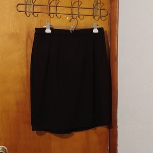 MaryCrafts Workwear Black Pencil Skirt